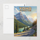 Yoho National Park Canada Briefkaart (Voorkant / Achterkant)