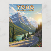 Yoho National Park Canada Briefkaart (Voorkant)