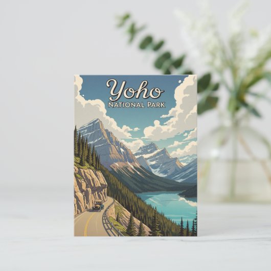  Yoho National Park Canada Briefkaart (Staand voorkant)