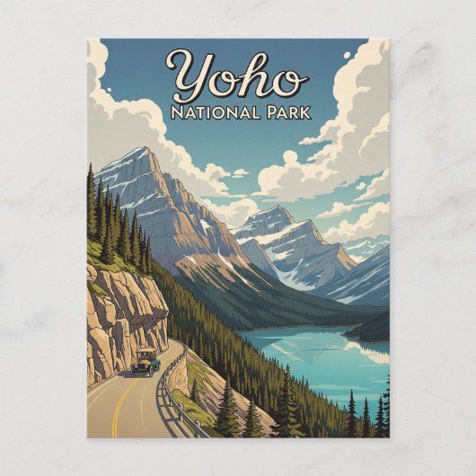  Yoho National Park Canada Briefkaart (Voorkant)