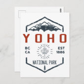 Yoho National Park Canada Briefkaart (Voorkant / Achterkant)