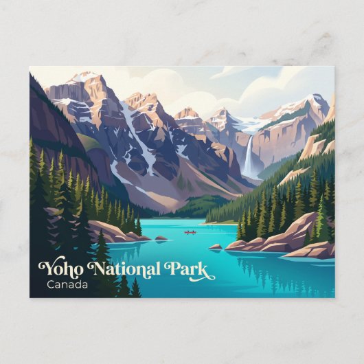 Yoho National Park Canada Briefkaart (Voorkant)