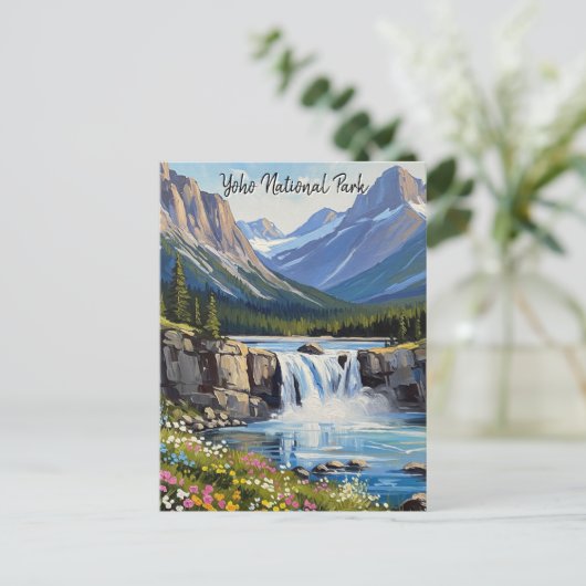 Yoho National Park Canada Briefkaart (Staand voorkant)