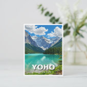 Yoho National Park Canada Briefkaart (Staand voorkant)