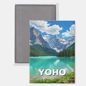 Yoho National Park Canada Magneet (Voorkant / Achterkant)
