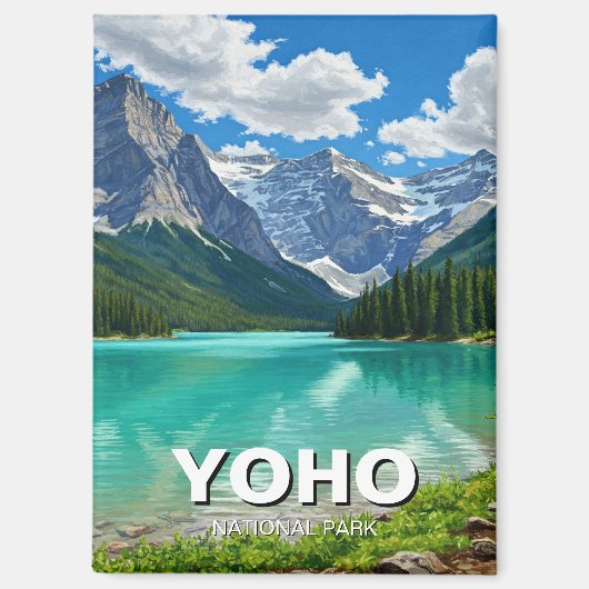 Yoho National Park Canada Magneet (Voorkant)