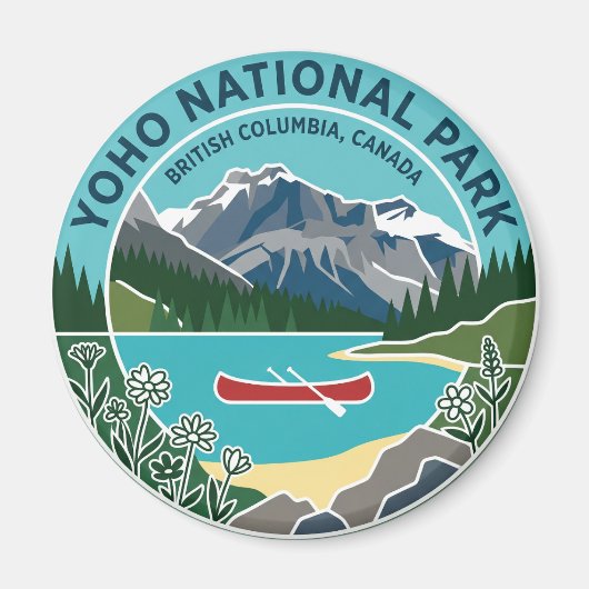 Yoho National Park Canada Magneet (Voorkant)