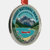 Yoho National Park Canada Metalen Ornament (Rechts)