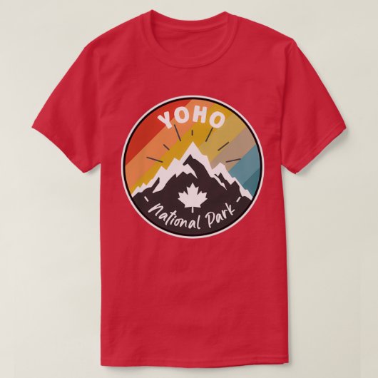 Yoho National Park Canada T-shirt (Design voorkant)
