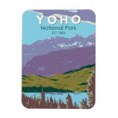 Yoho National Park Canada Travel Art  Magneet (Verticaal)