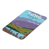 Yoho National Park Canada Travel Art  Magneet (Linkerzijde)