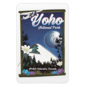 Yoho National Park Canada Vintage reisposter Magneet (Verticaal)