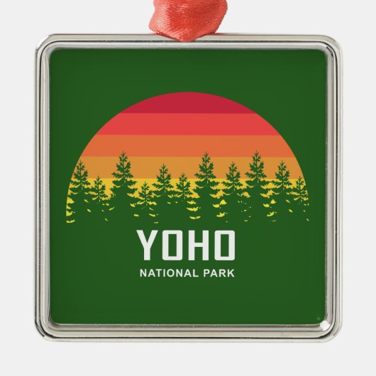 Yoho National Park Metalen Ornament (Voorkant)
