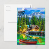 Yoho National Park Reisposter, Yoho Canada Post Briefkaart (Voorkant / Achterkant)
