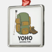 Yoho National Park Rugzak Metalen Ornament (Links)