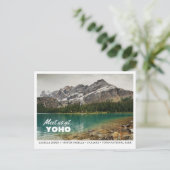 Yoho National Park Save the Date Briefkaart (Staand voorkant)