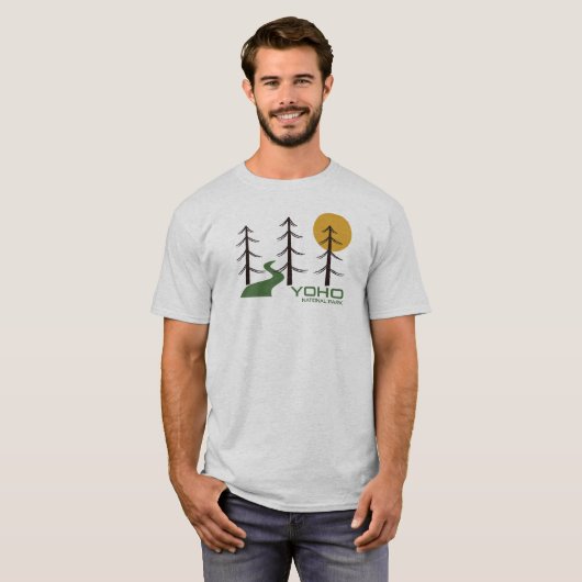 Yoho National Park Trail T-shirt (Voorkant volledig)