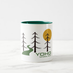 Yoho National Park Trail Tweekleurige Koffiemok