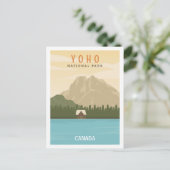Yoho National Park Travel Place Illustratie Briefkaart (Staand voorkant)