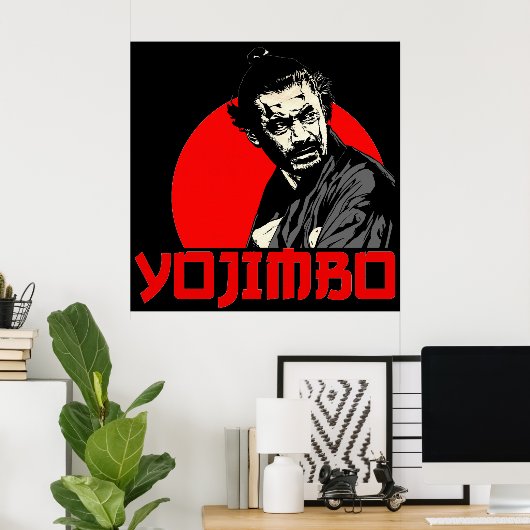 Yojimbo Poster (Thuiskantoor)
