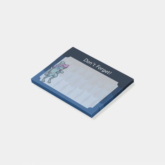 Yokai Bakeneko - Dansende kat Post-it® Notes (Schuin)