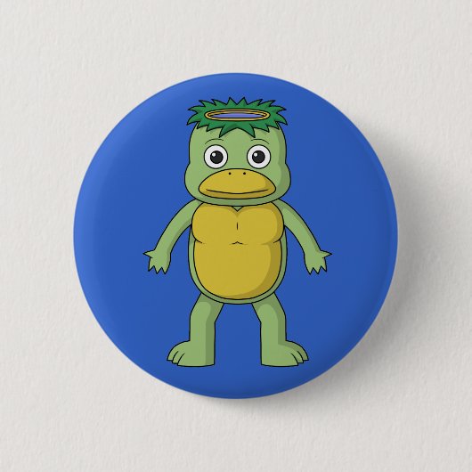 Yokai Kappa (Imp) Ronde Button 5,7 Cm (Voorkant)