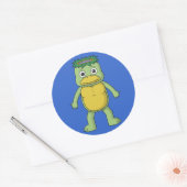Yokai Kappa (Imp) Ronde Sticker (Envelop)
