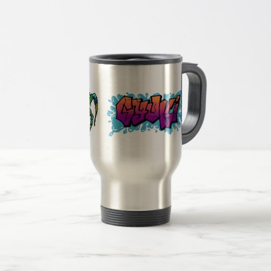 Yokai mug reisbeker (Voorkant rechts)