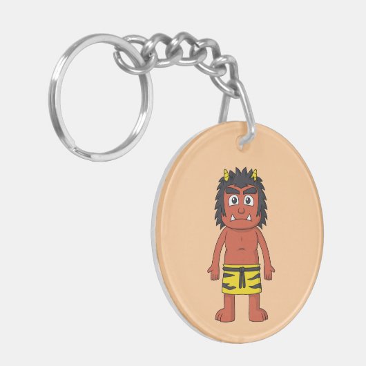 Yokai Oni (Ogre) Sleutelhanger (Voorkant Links)
