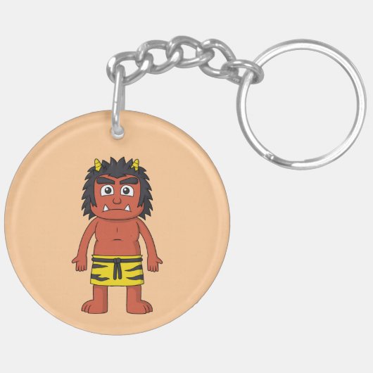 Yokai Oni (Ogre) Sleutelhanger (Achterkant Links)