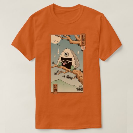 Yokai Onigiri in Edo T-shirt (Design voorkant)