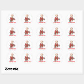 Yokai-serie: Hitotsume Kozo Ronde Sticker (Vel)