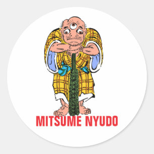 Yokai-serie: Mitsume Nyudo Ronde Sticker