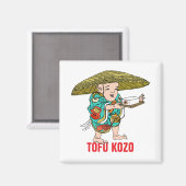 Yokai-serie: Tofu Kozo Magneet (Voorkant / Achterkant)