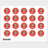 Yokai-serie: Tofu Kozo Ronde Sticker (Vel)