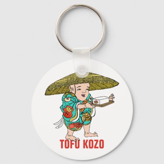 Yokai-serie: Tofu Kozo Sleutelhanger (Voorkant)