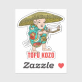 Yokai Series: Tofu Kozo Sticker (Vel)