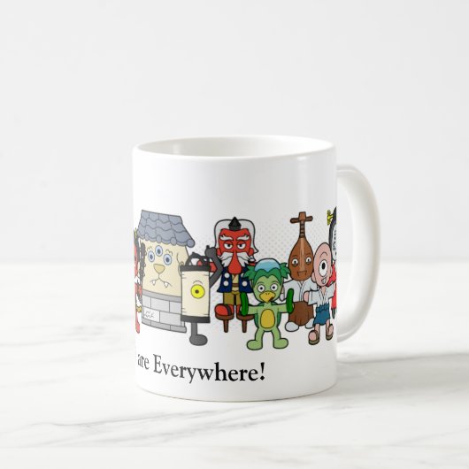 Yokai zijn overal: aangepast Japans monster Koffiemok (Voorkant rechts)