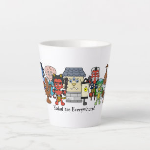 Yokai zijn Overal: Aangepast Japans Monster Latte Mok