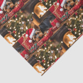 Yokie Pup Christmas Tissuepapier (Detail)