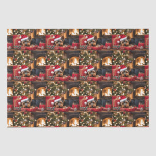 Yokie Pup Christmas Tissuepapier