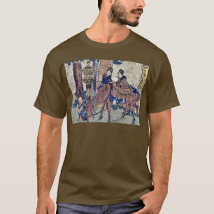 Yokkaichi door Katsushika, Hokusai Ukiyoe T-shirt