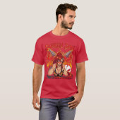 yoko littner - volwassen pose t-shirt (Voorkant volledig)