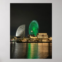 Yokohama bij nacht