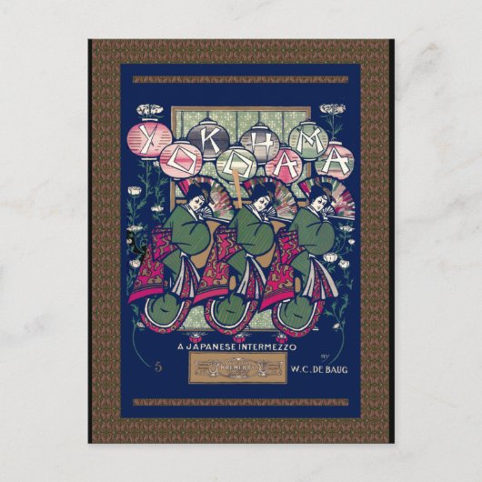 Yokohama Briefkaart (Voorkant)