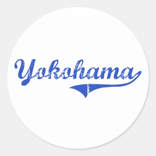 Yokohama City Classic Ronde Sticker (Voorkant)