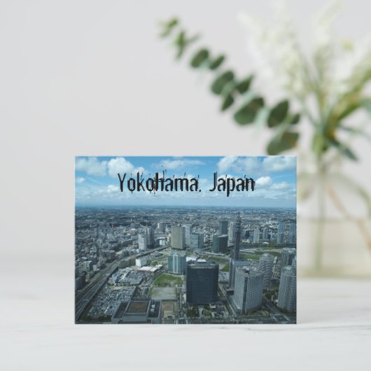 Yokohama, de Briefkaarten van Japan (Staand voorkant)