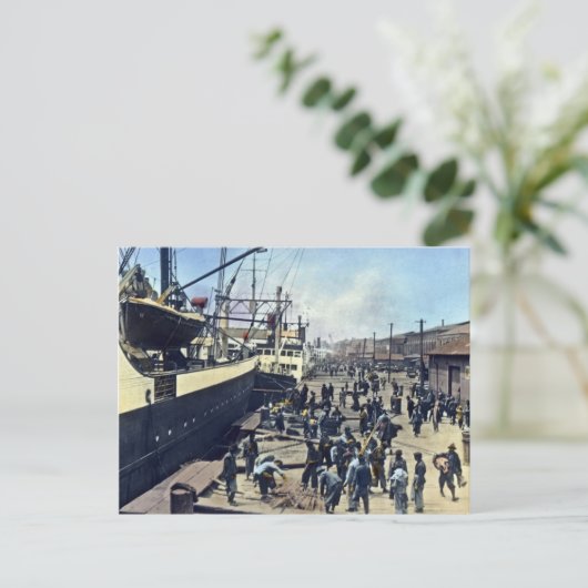 Yokohama Harbour Japan  横 浜 Briefkaart (Staand voorkant)