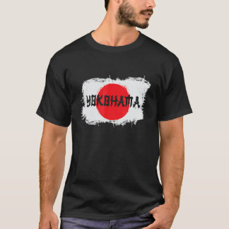 Yokohama Japan Japanse vlag Japan souvenir T-shirt