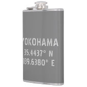 Yokohama Latitude & lengte Heupfles (Links)